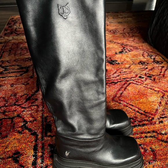 Naked Wolfe Black Sasha Boots - Picture 1 of 13